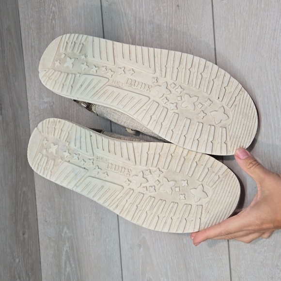 Hey Dude Mens Wally Funk Aztec Beige Loafer Slip on shoes sz 13 - Picture 10 of 12